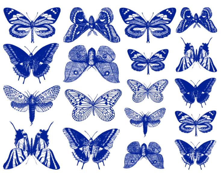 Cone 6 Small Butterfly Decal