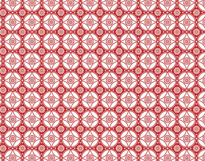 Cone 6 Repeating Flower