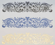 Cone 6 Decorative Carved Ornament Decal