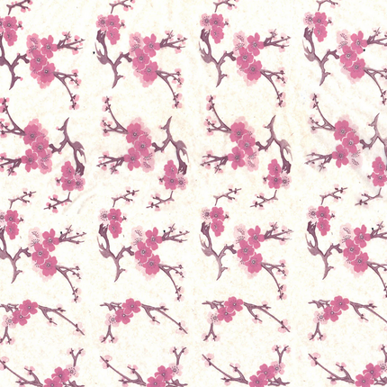 Cherry Flower Underglaze Transfer