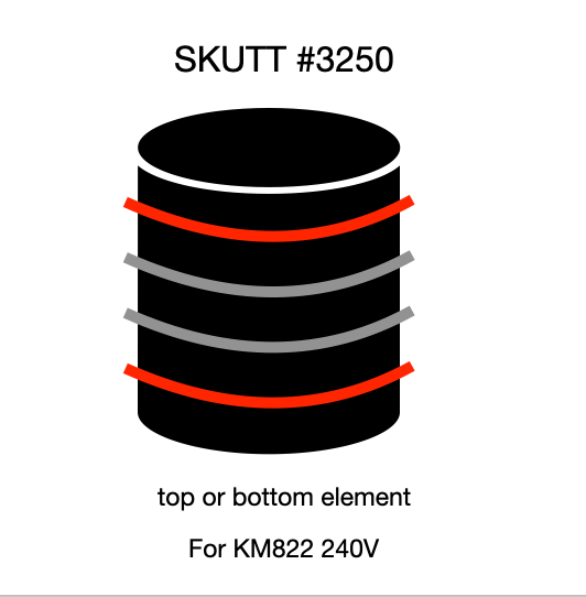 Skutt Element for KM/KMT 822