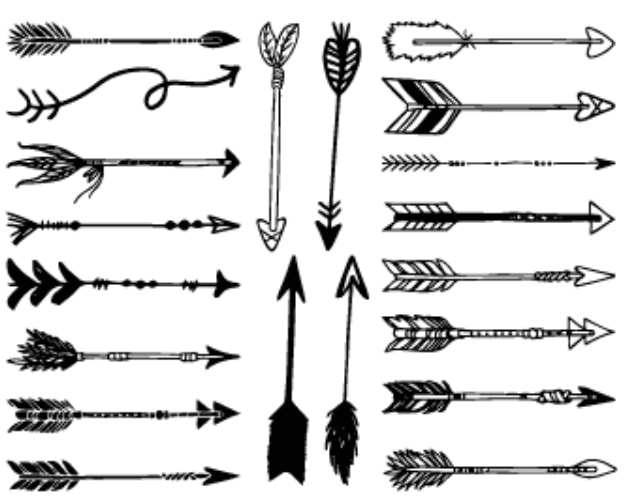 Cone 6 Arrow Decal