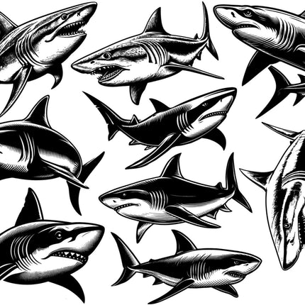 Shark Decals