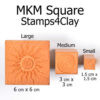 SSM-002 Medium Stamp Spiral & Triangle