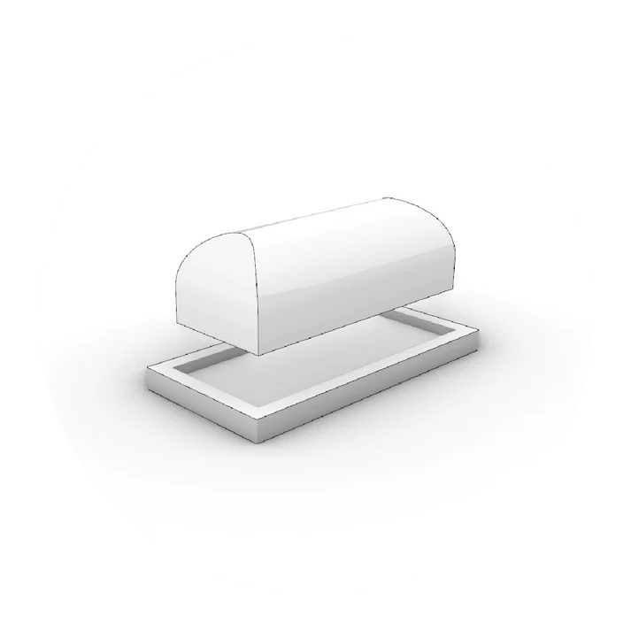 U.S. Butter Dish Template