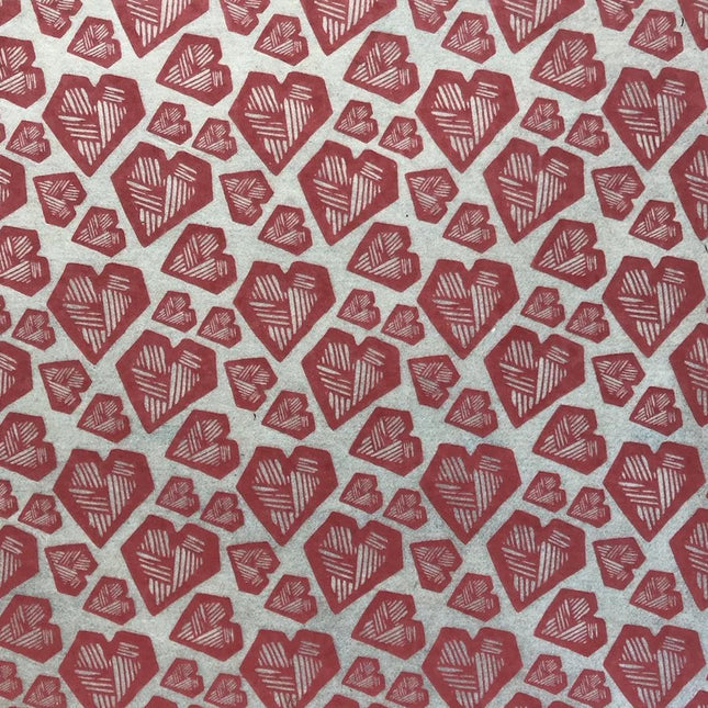 Hearts Underglaze Transfer