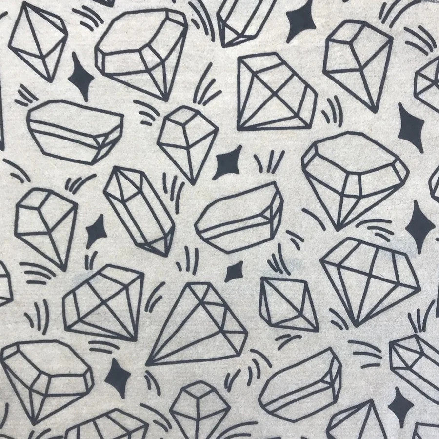 Crystals Underglaze Transfer
