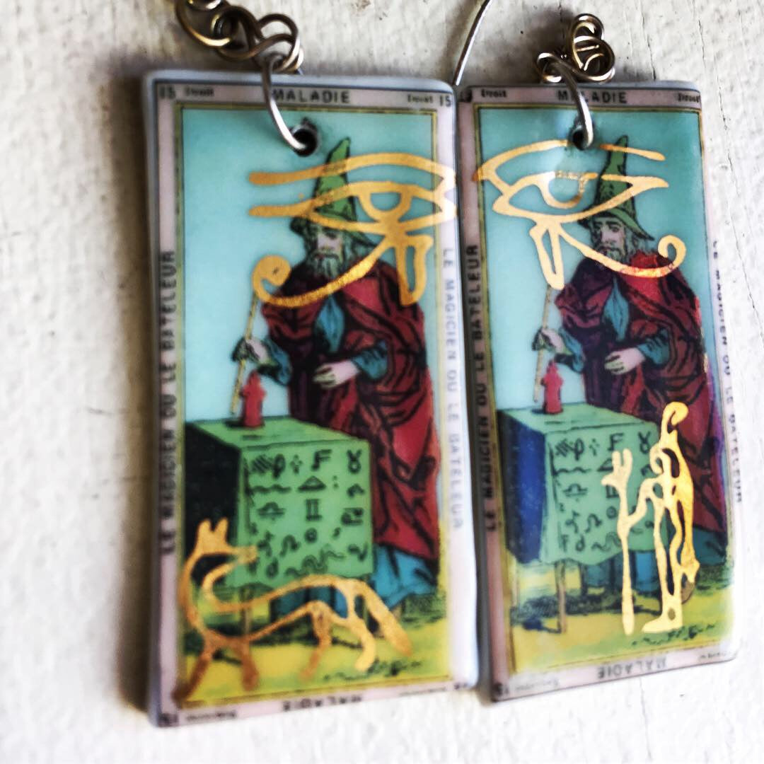 Cone 03 Antique French Tarot Card Full Color Decal Version 1