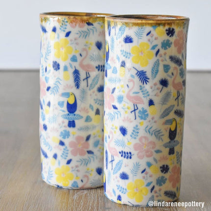 Summer Tropical Underglaze Transfer