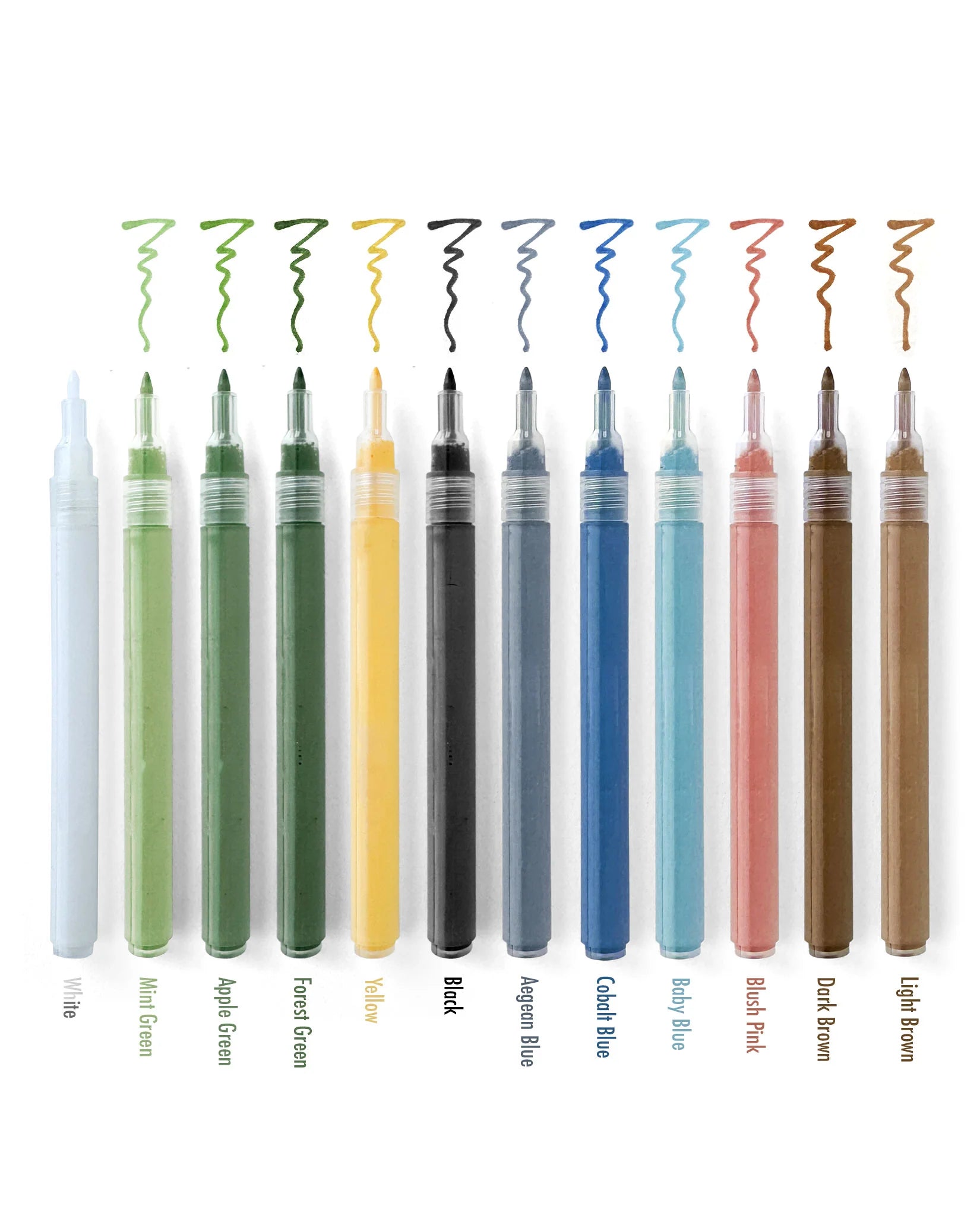 Underglaze Marker Box Set - 12 Makers