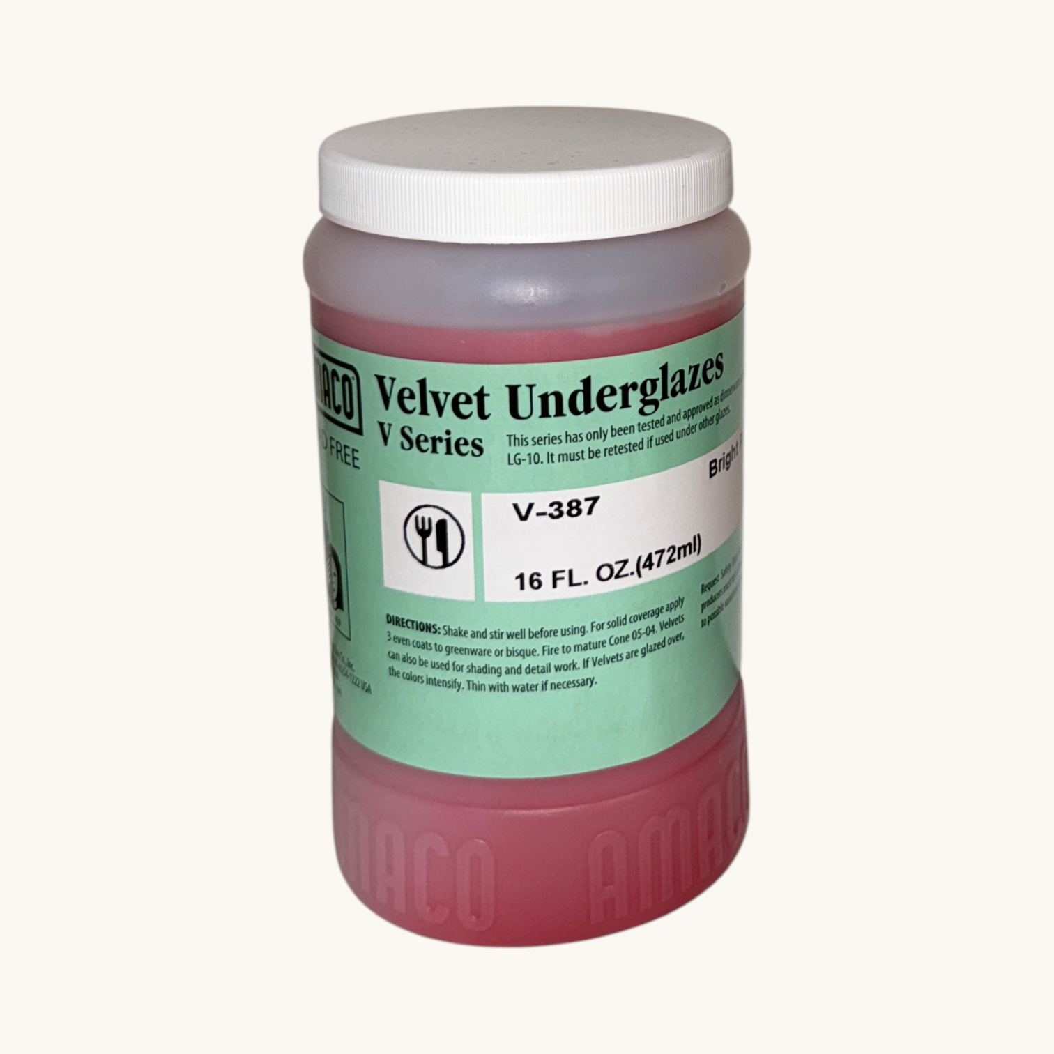 V-387 Bright Red
