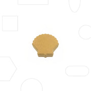 Wallie Scalloped Shell - 4"