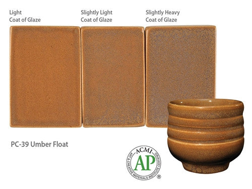 PC-39 Umber Float. *Discontinued, Available while supplies last