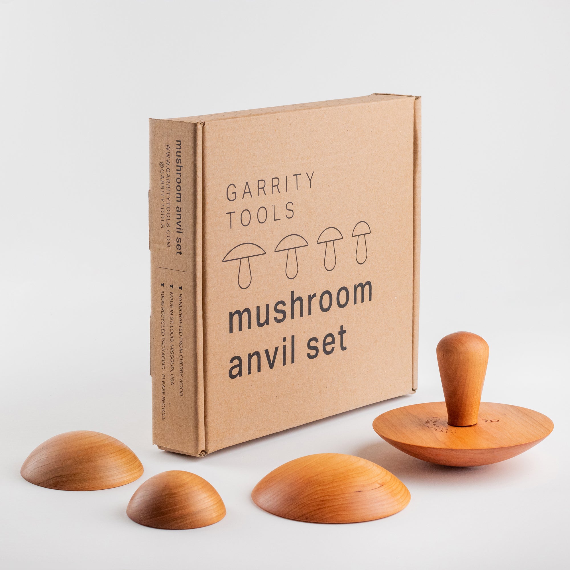 Garrity Mushroom & Anvil handles