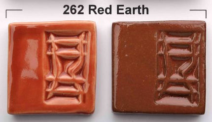 Over light clay (left) and dark clay (right)