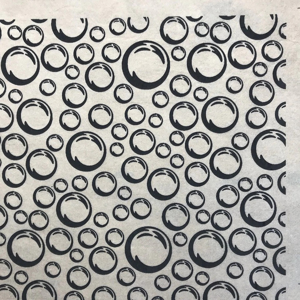 Bubbles Underglaze Transfer