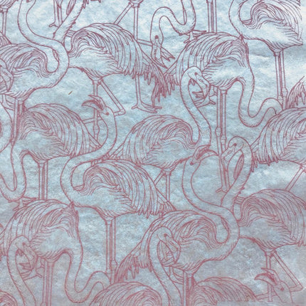 Flamingos Pink Underglaze Transfer