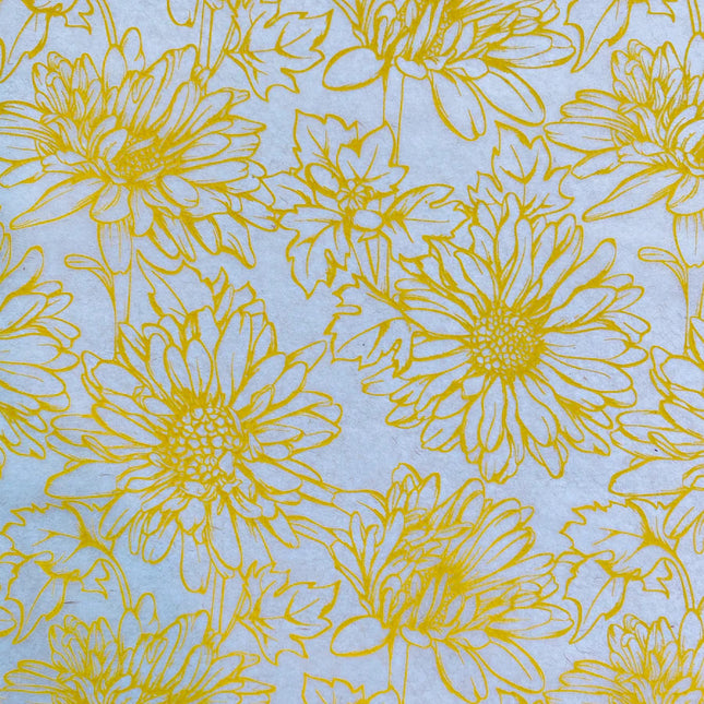 Daisy Yellow Underglaze Transfer