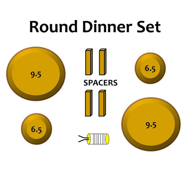 GR Pottery Forms - Set Circle Dinner