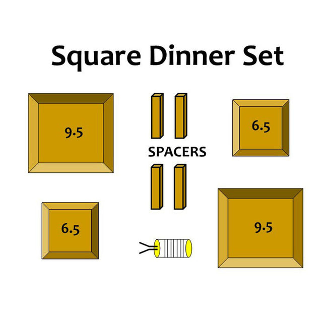 GR Pottery Forms - Set Square Dinner