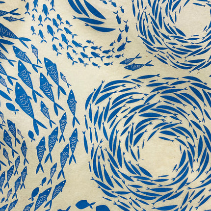 Fish School Underglaze Transfer