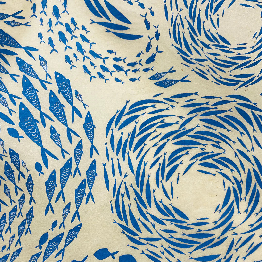 Fish School Underglaze Transfer