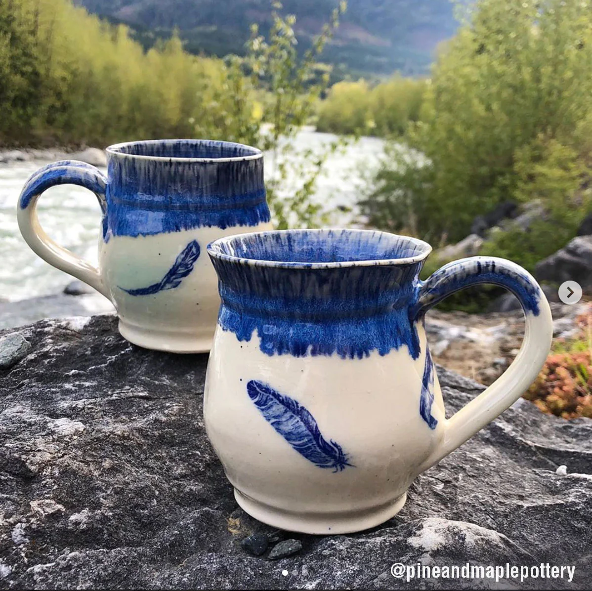 Feather Underglaze Transfer