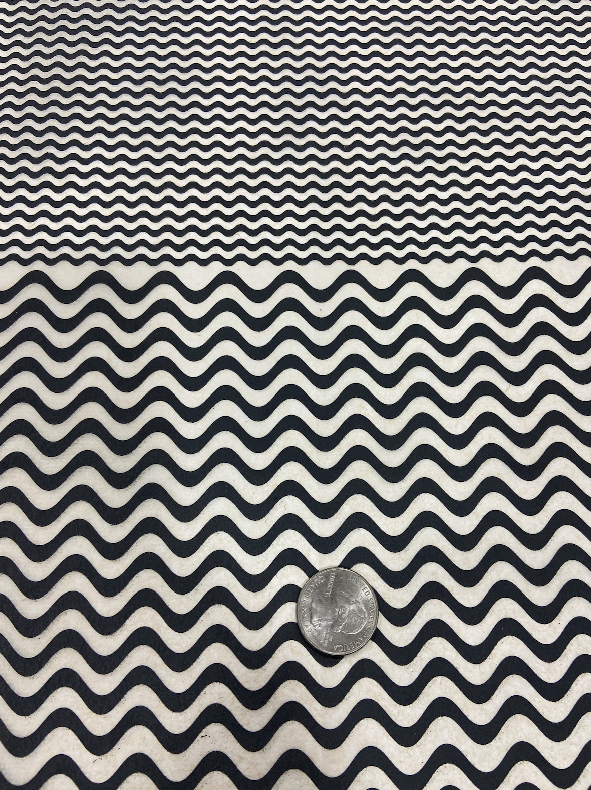 Wavy Lines Underglaze Transfer
