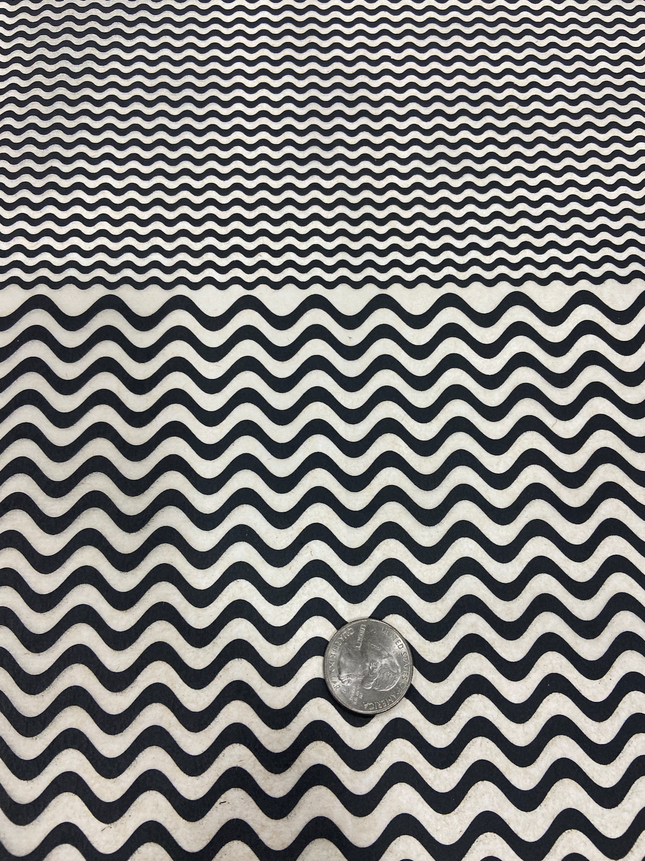 Wavy Lines Underglaze Transfer