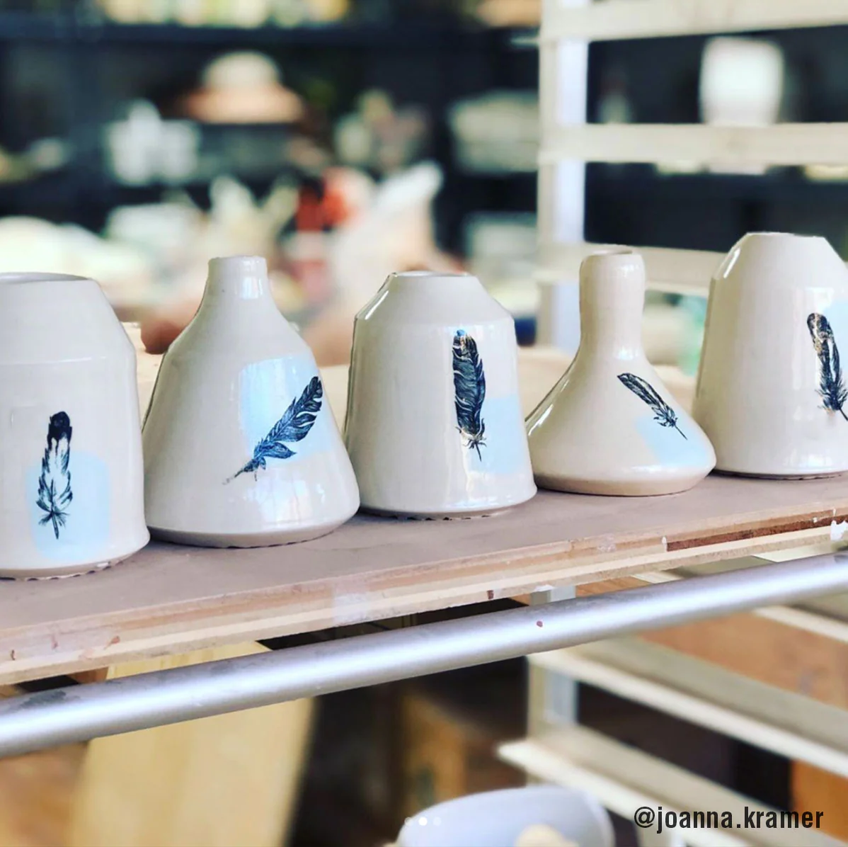 Feather Underglaze Transfer