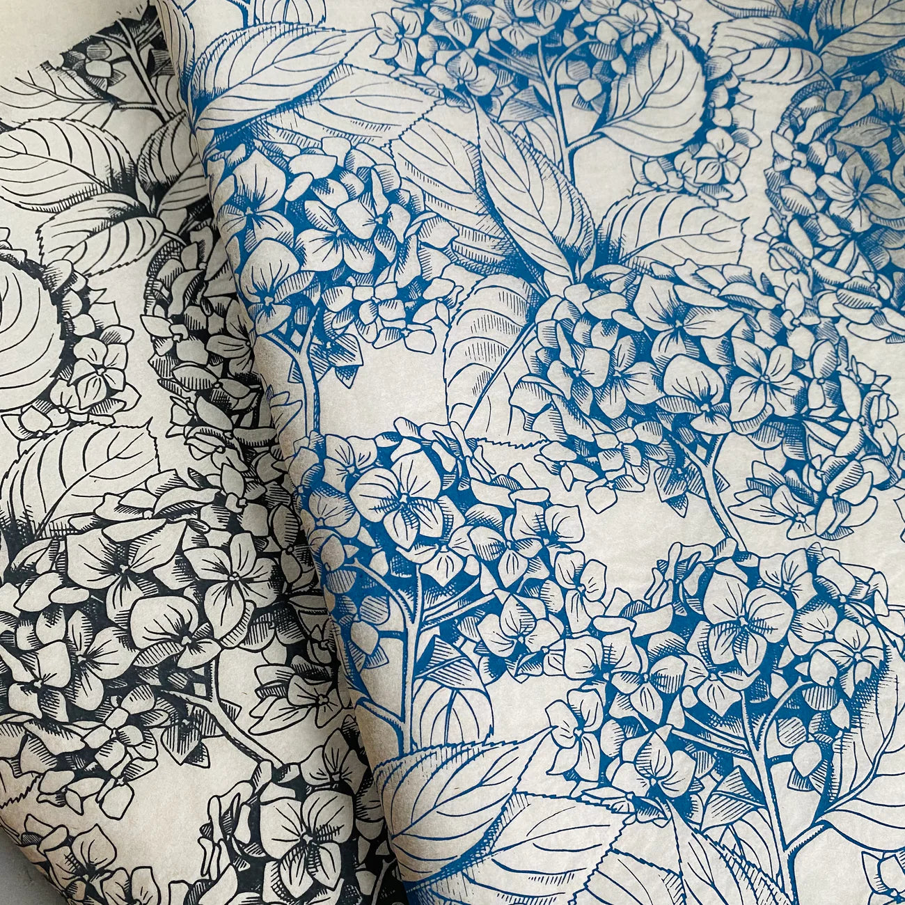 Hydrangeas Underglaze Transfer