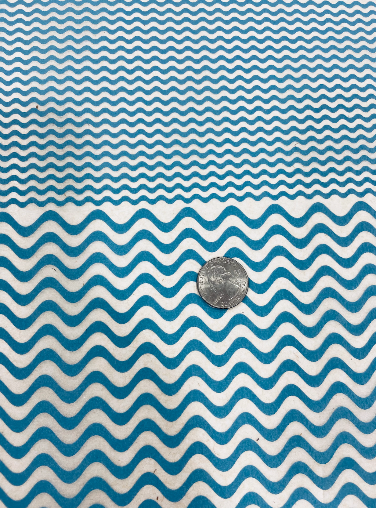 Wavy Lines Underglaze Transfer