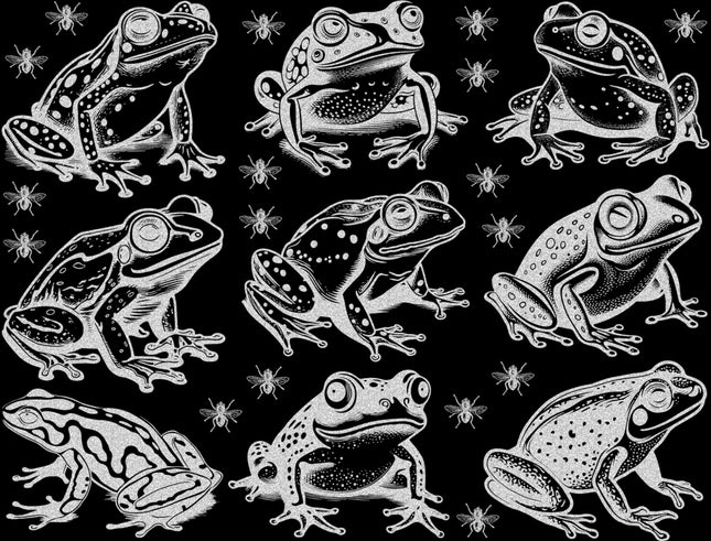 Decal Frogs & Flies