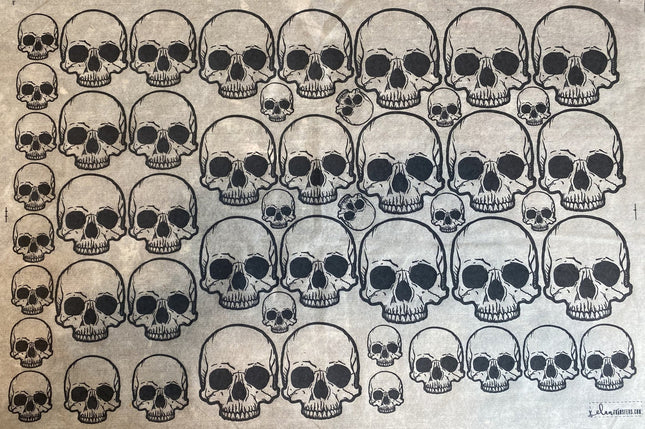 Skulls OG Individual Underglaze Transfer