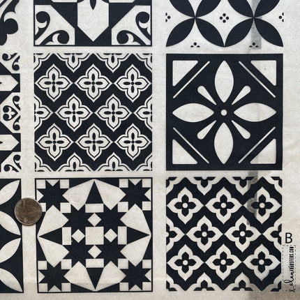 Moroccan Tiles B Underglaze Transfer