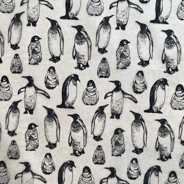 Penguins Underglaze Transfer