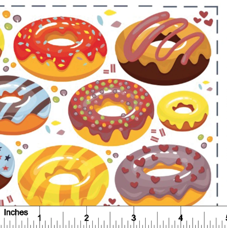 Doughnuts Overglaze Decal