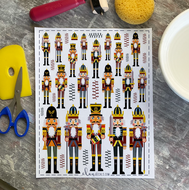 Nutcracker Underglaze Transfer