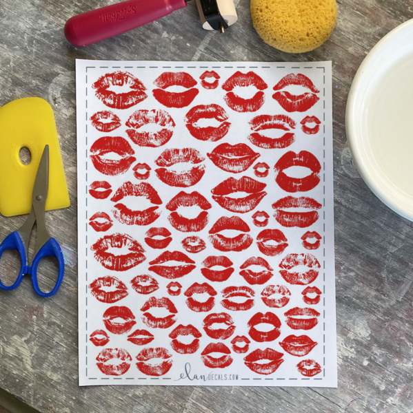 Lips Decal