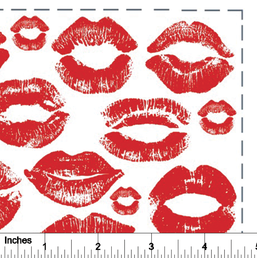 Lips Overglaze Decal