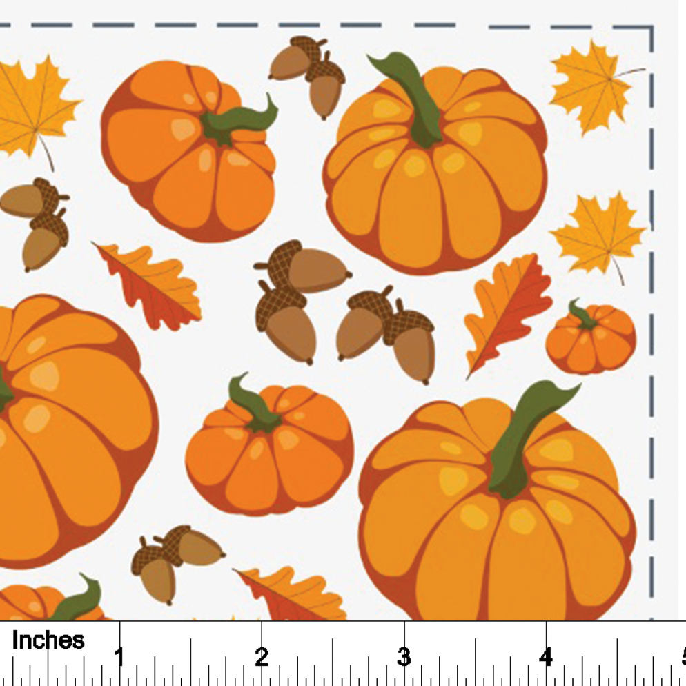 Pumpkins Overglaze Decal