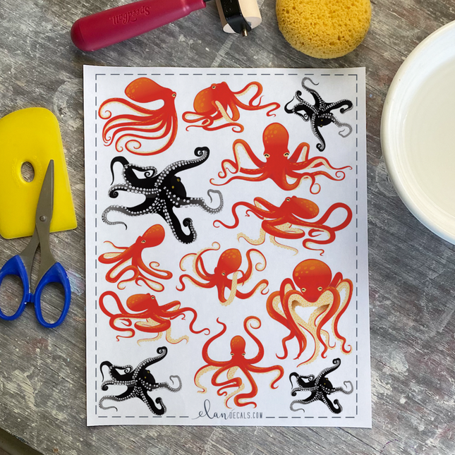 Octopus Decals