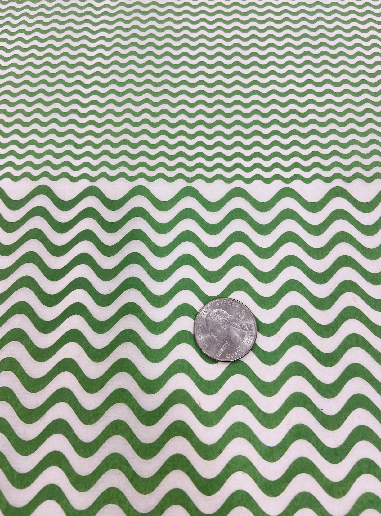 Wavy Lines Underglaze Transfer