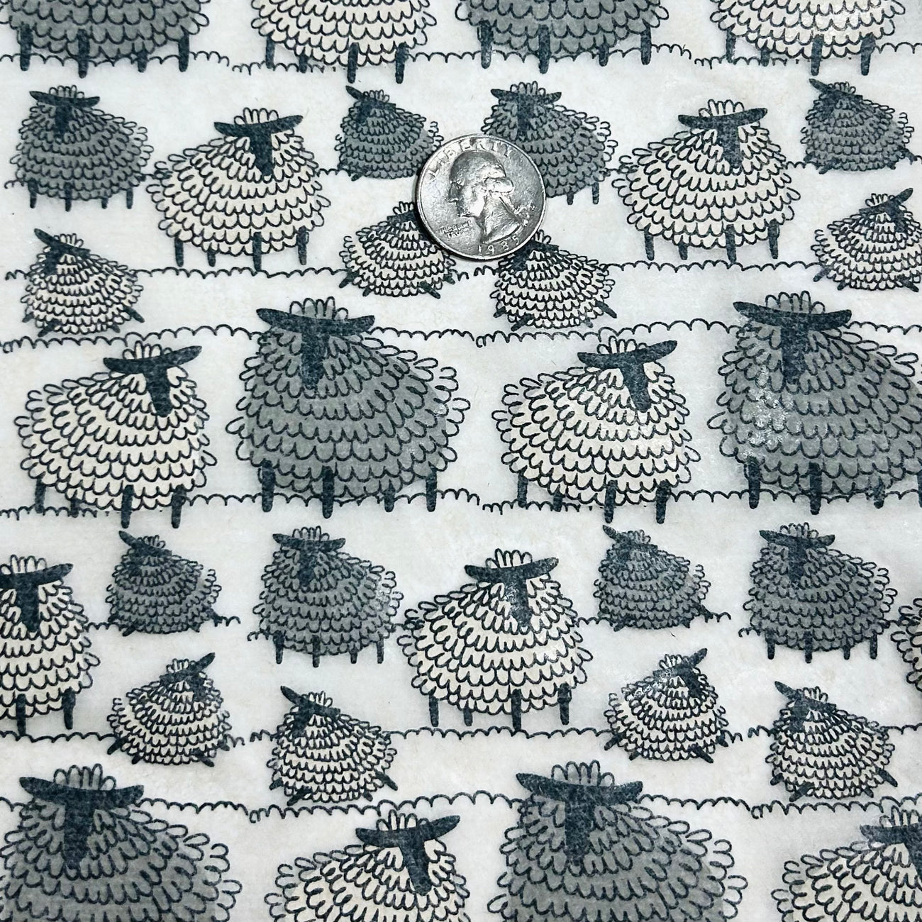 Sheep Underglaze Transfer