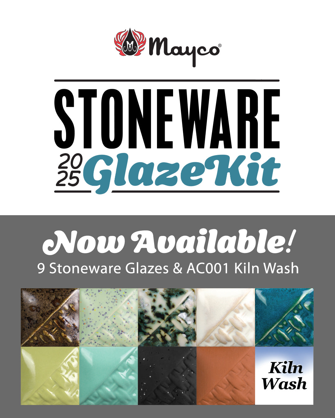 Mayco 2025 Stoneware Release