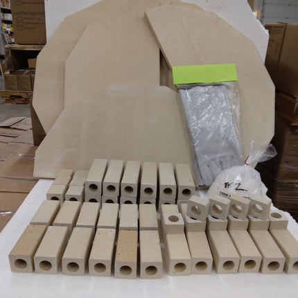 Bracker's 12 sided kiln Furniture kit, Hollow Core Shelves