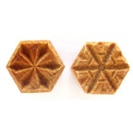 SHS-03 Snowflake - 1.5 cm Hexagon Stamp