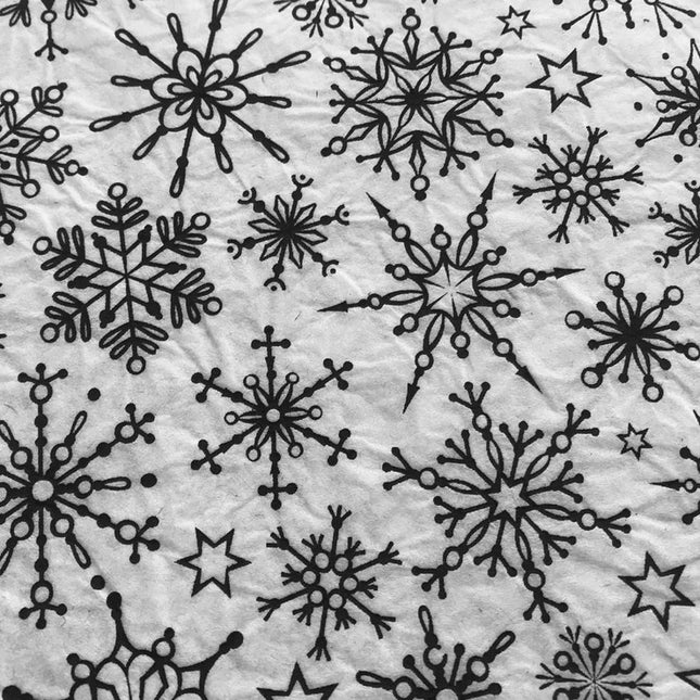 Snowflakes Underglaze Transfer