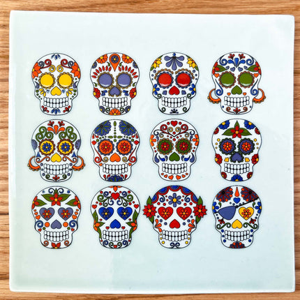 Rainbow Sugar Skulls