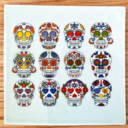 Rainbow Sugar Skulls